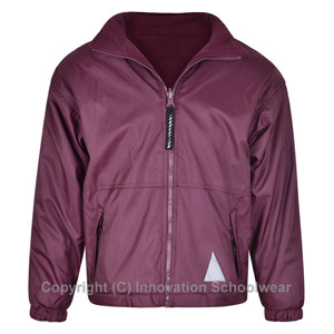 Pound Hill Infant Academy Maroon Reversible Fleece Jacket