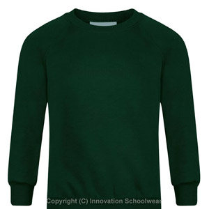 Shipley Green Round Neck Sweatshirt